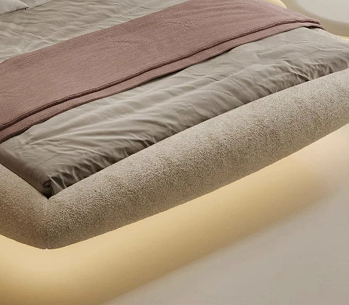 Ria Boucle Floating Bed Frame - Image 9