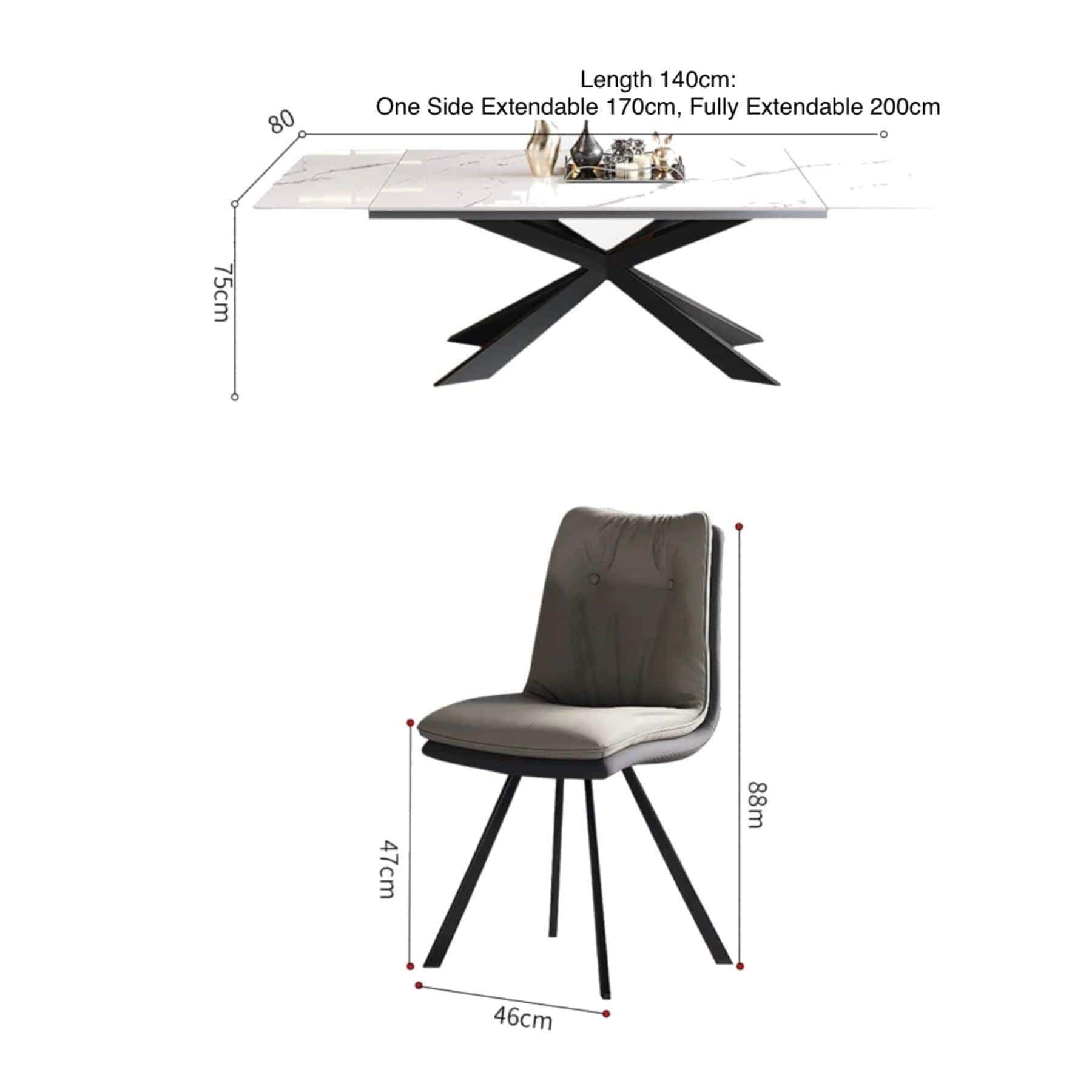 Ruth Extendable Dining Table - Image 13