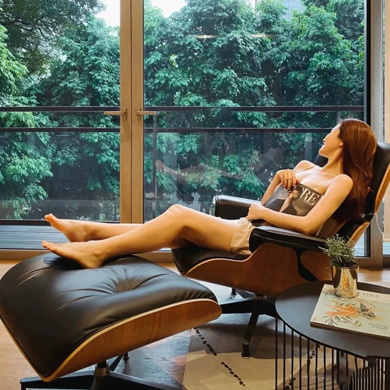 Stanley Genuine Leather Lounge Chair - Image 14