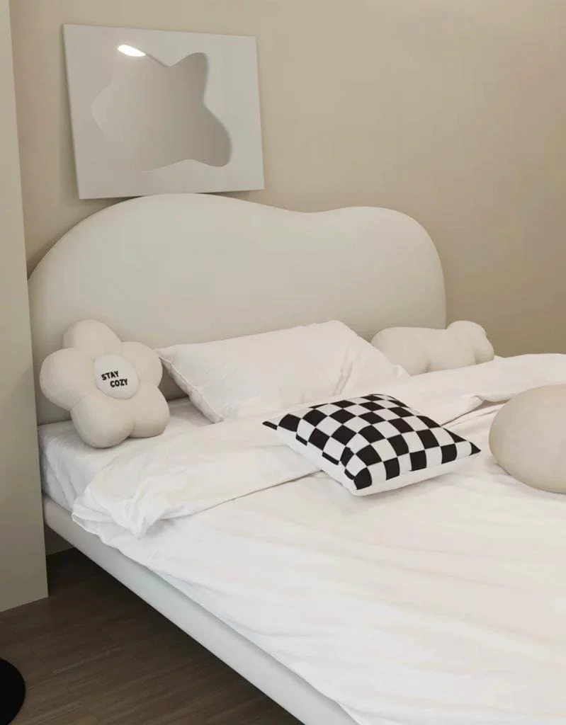 Steph Floating Boucle Bed Frame - Image 18