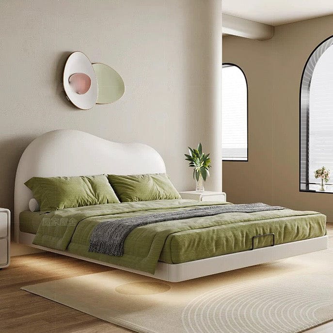 Steph Floating Boucle Bed Frame - Image 3