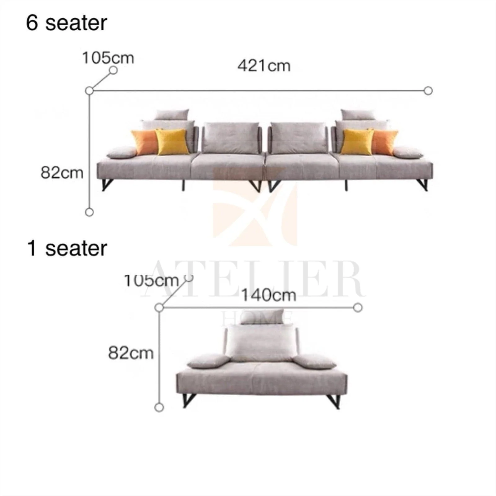 Tallini L-shape Slider Sofa - Image 22