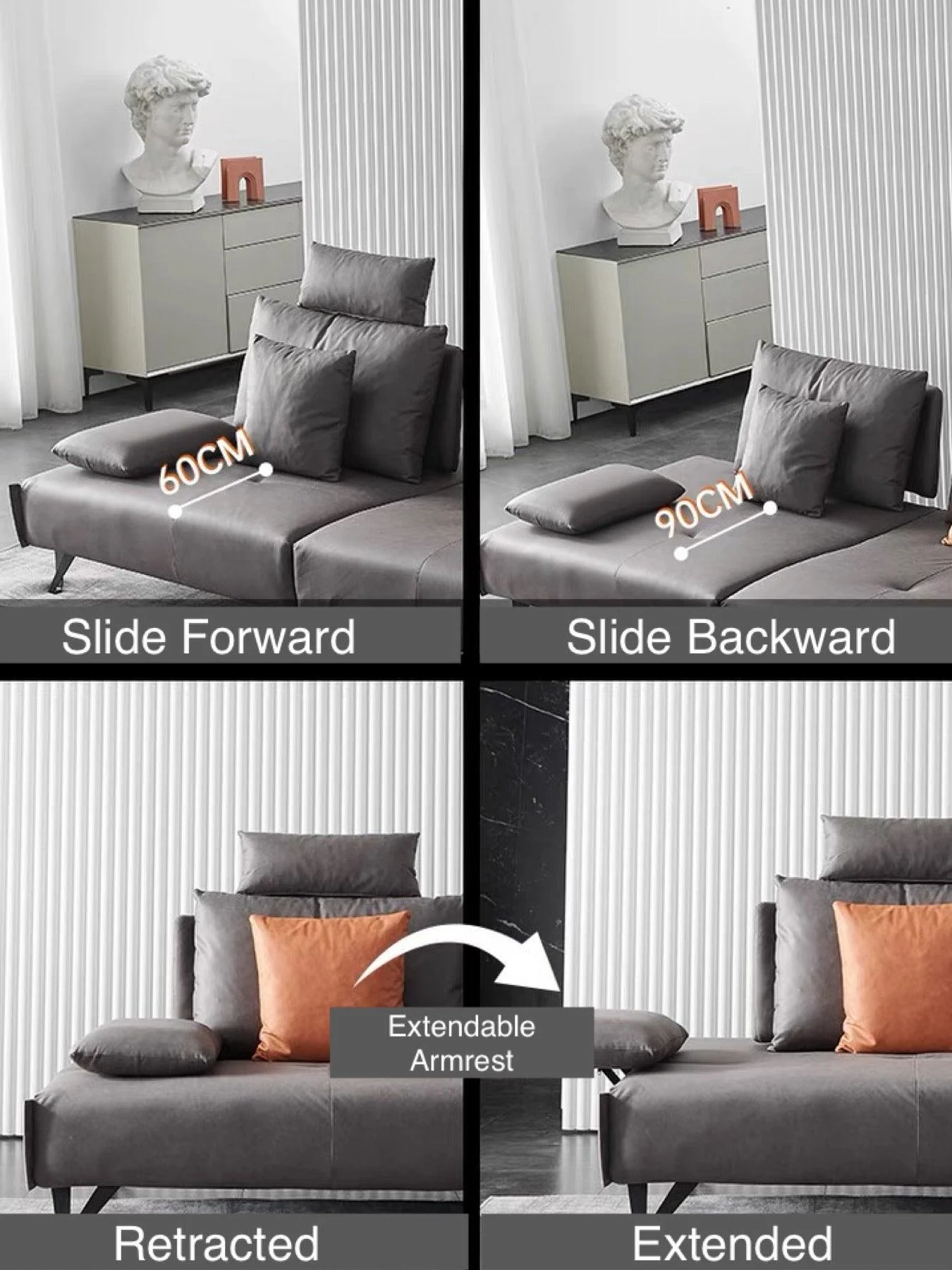 Tallini L-shape Slider Sofa - Image 13